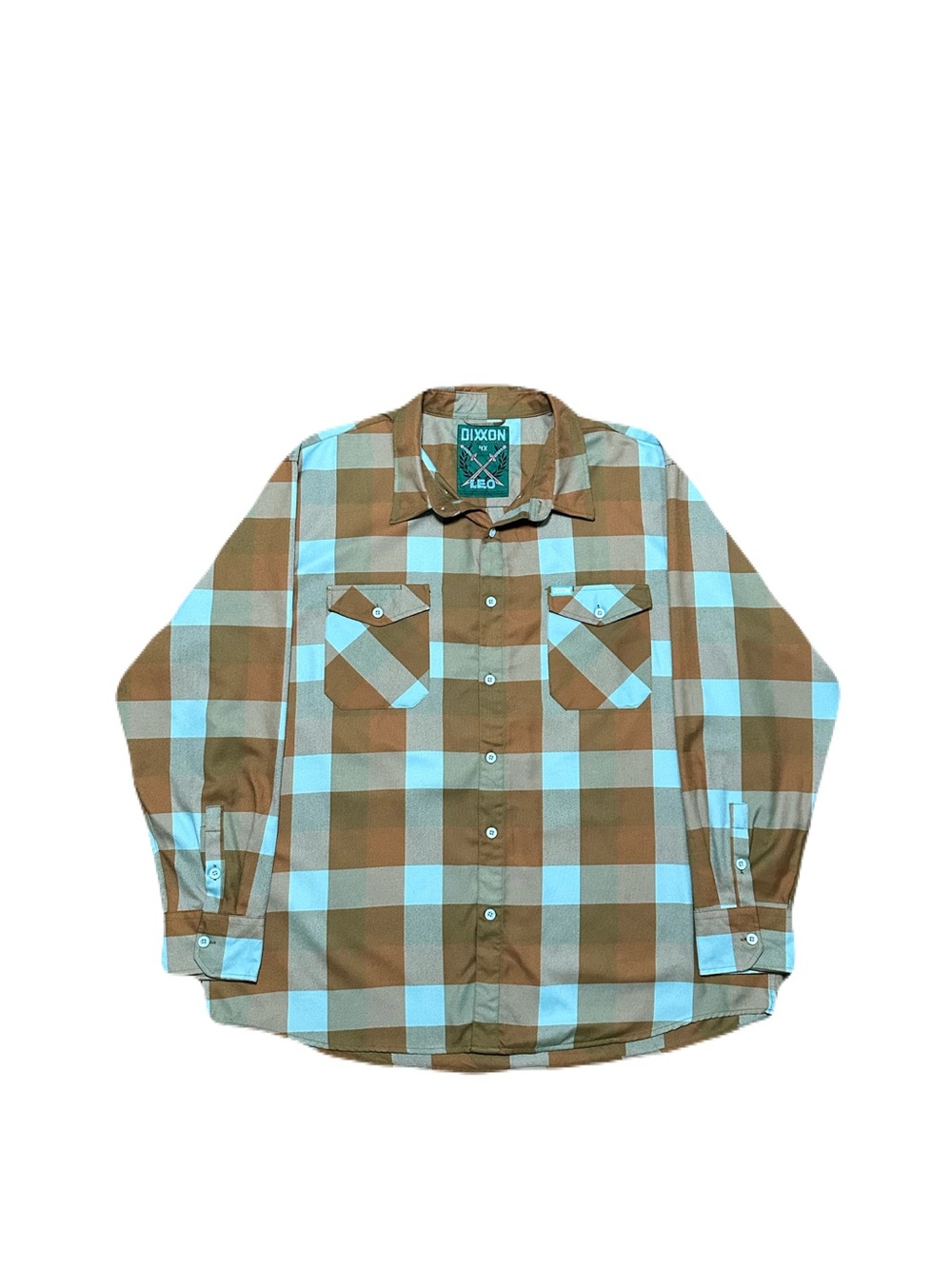 Dixxon Flannel Co. The Leo Men’s 4XL Plaid Flannel Ninja Turtles Blue
